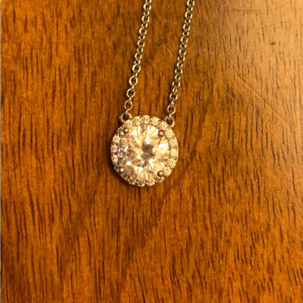 Swarovski Crystal sterling silver necklace